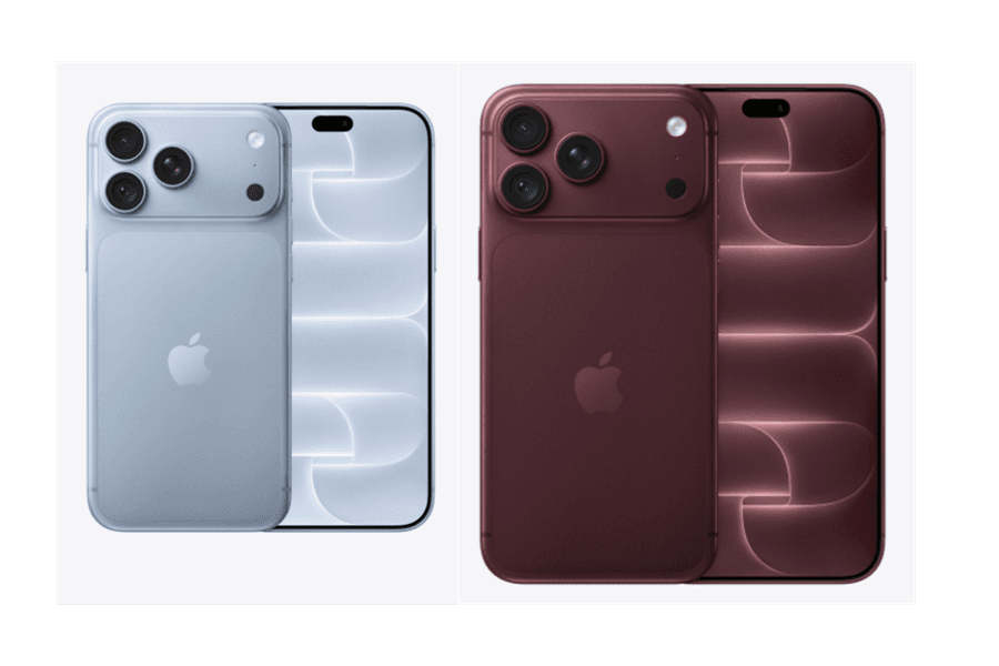 iPhone 18 Pro Max in Glacier and Burgundy