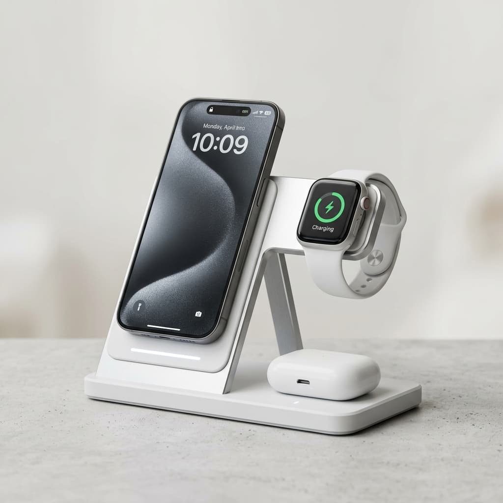 3-in-1 Rotating MagSafe Fast Dock
